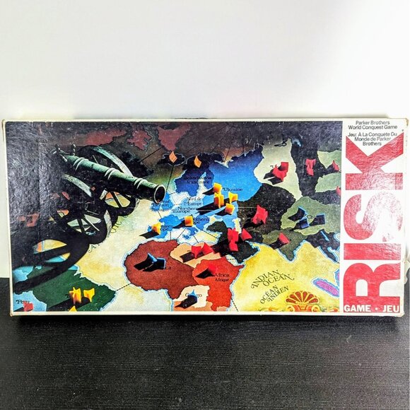 1975 Edition Parker Brothers Board Game RISK Complete Good Condition - Picture 1 of 4